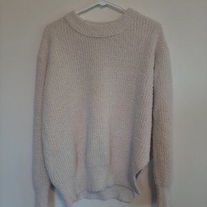 stiches & stripes white chunky sweater